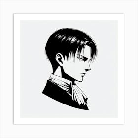 Anime Character Portrait Art Print