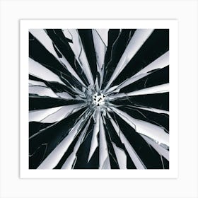 Black and White Abstract Art 189 Art Print