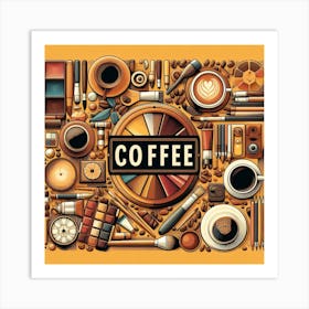 Coffee and Creativity 7 Art Print
