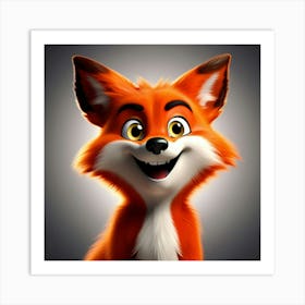 The red fox 1 Art Print