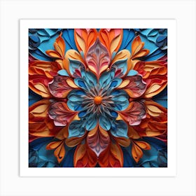 Paper Flower Art Print