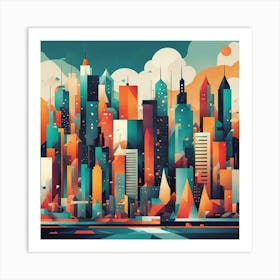 Cityscape 36 Art Print