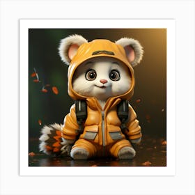 Raccoon 1 Art Print