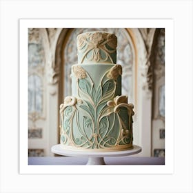 Nouveau Wedding Cake 1 Art Print