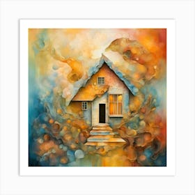 House In The Sky Art Print