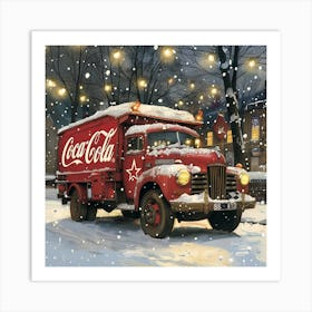 Coca Cola Truck 1 Art Print