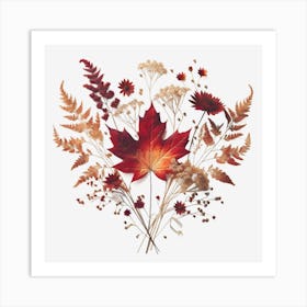 Autumn Leaves 11 Art Print