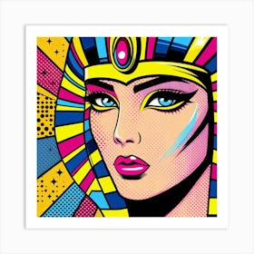 Pop Egyptian Nesma Rhyme Art Print