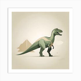 Dinosaur Illustration Art Print