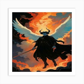 Demons And Angels Art Print