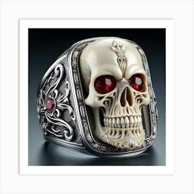 Skull Ring 7 Art Print