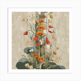 Flowers In A Vase 49 Art Print