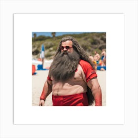 Hagrid/Baywatch Art Print