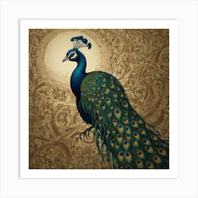 Peacock 44 Art Print