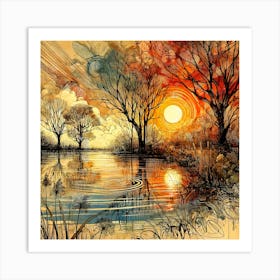 Sunset Sonata Art Print