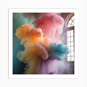 Smoke Art Print