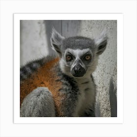 Ring Tailed Lemur Art Print