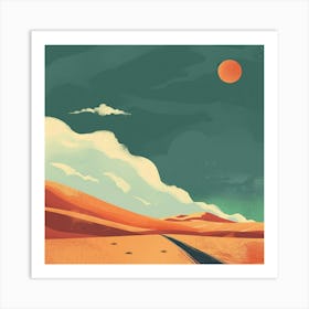 Desert Landscape 8 Art Print