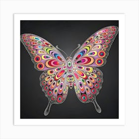 Colorful Butterfly 8 Art Print