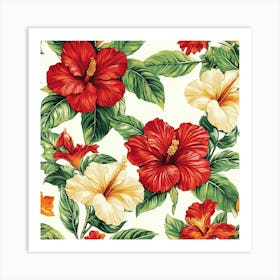 Hibiscus Art 3 Art Print