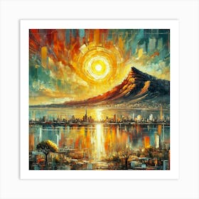 Through Time A Constant Sun.AI 1 Art Print