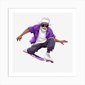 Skateboarder 1 Art Print