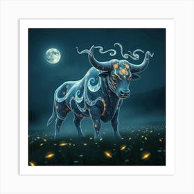 Bull Zodiac 1 Art Print