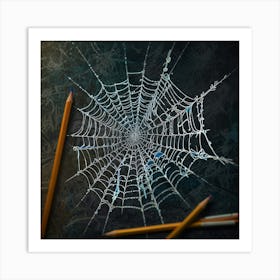 Spider Web 5 Art Print