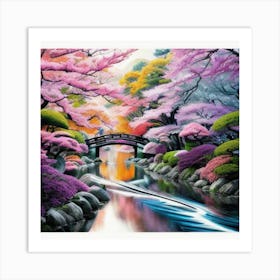 Cherry Blossoms Art Print