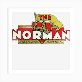 Norman Cycles Art Print