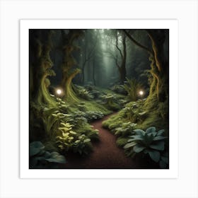 Forest Path Art Print