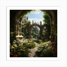 Surreal Love Garden By Csaba Fikker 28 Art Print