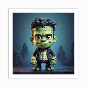 Baby Frankenstein 7 Art Print