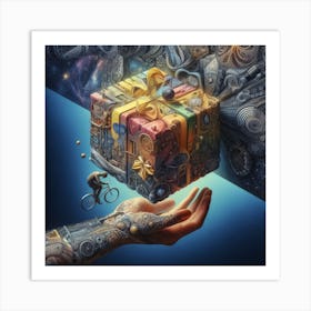 Gift Box Art Print