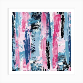 Abstract Brush Strokes 4 Art Print