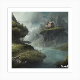 House On The Mountain Art Print