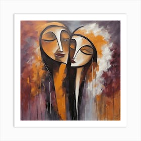 Two lovers Art Print