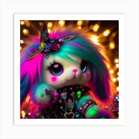 Bunny Bunny Emo 1 Art Print