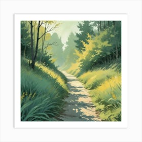 Path In The Woods 14 Art Print