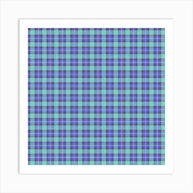 Plaid Fabric 41 Art Print