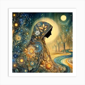 Exotic Beauty Artwork 88 Art Print