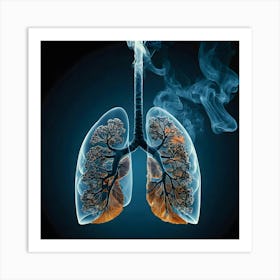 Lungs Stock Videos & Royalty-Free Footage 24 Art Print