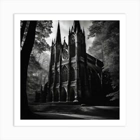 Gothic Church 1 Art Print