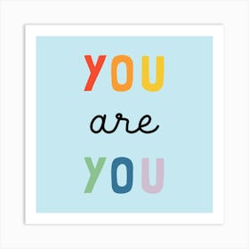 You Are You Kids Affirmations 03 Art Print