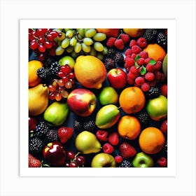 Fruit And Berries 1 Art Print