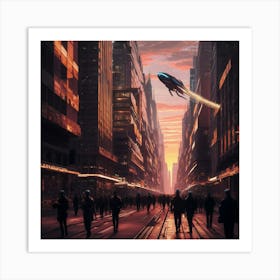 Sci-Fi City Art Print