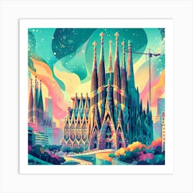 Sagrada Familia Barcelona 6 Art Print