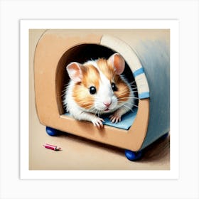 Hamster House 1 Art Print