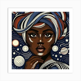 Novaia Celestial Portrait Art Print