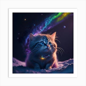Cat Galaxy (28) Art Print